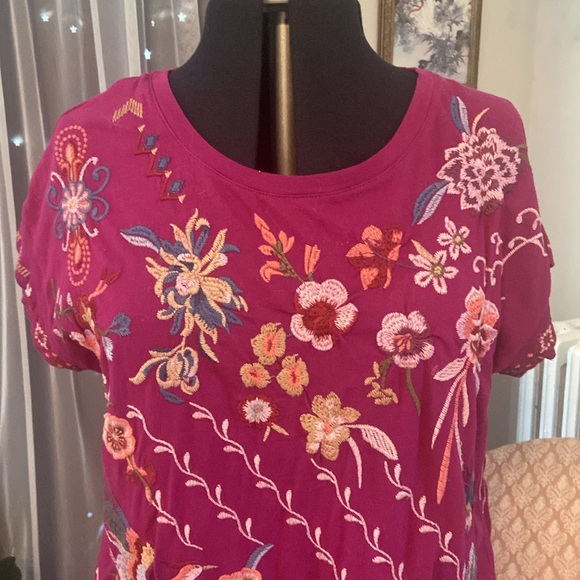 Johnny Was Embroidered Shirt - Picture 3 of 7